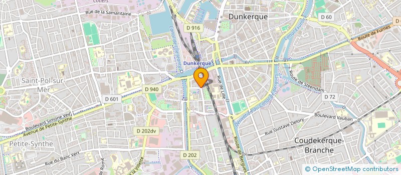 localisation de l'entreprise PRINT'LITTORAL à DUNKERQUE