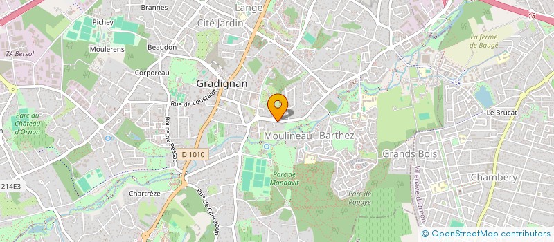 localisation de l'entreprise PRINT MC  GRADIGNAN