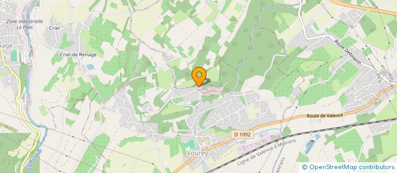 localisation de l'entreprise PRINT ME à VOUREY