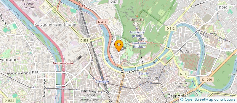 localisation de l'entreprise PRINT PLANET à GRENOBLE