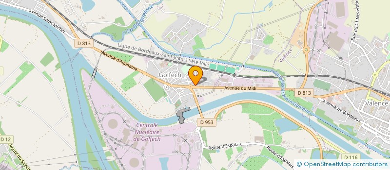 localisation de l'entreprise PRINTANIA  MOISSAC