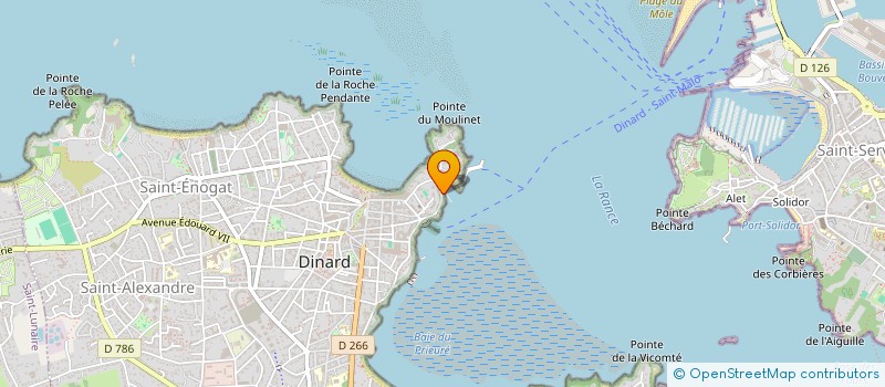 localisation de l'entreprise PRINTANIERE  DINARD