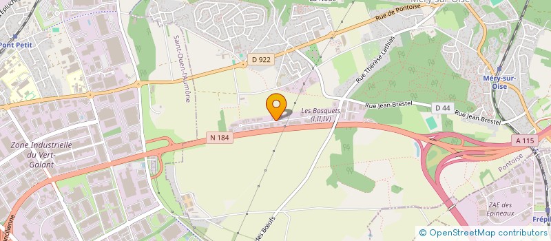 localisation de l'entreprise PRINTAVERA  ASNIERES-SUR-SEINE