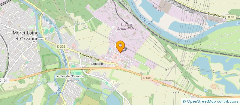 localisation de l'entreprise PRINTBOX  MORET-LOING-ET-ORVANNE