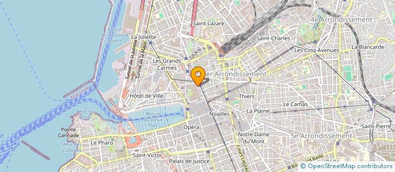 localisation de l'entreprise PRINTCORP à MARSEILLE 1
