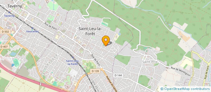 localisation de l'entreprise PRINTEA  SAINT-LEU-LA-FORET