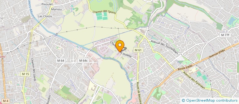 localisation de l'entreprise PRINTECH à L'UNION