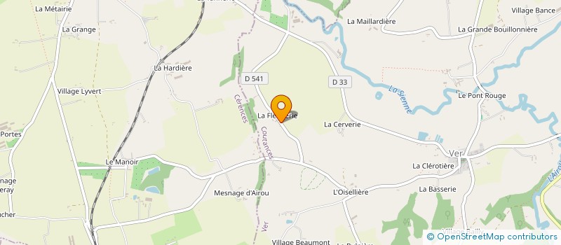 localisation de l'entreprise PRINTECOM  GAVRAY-SUR-SIENNE