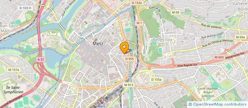 localisation de l'entreprise PRINTED DIFFUSION à METZ