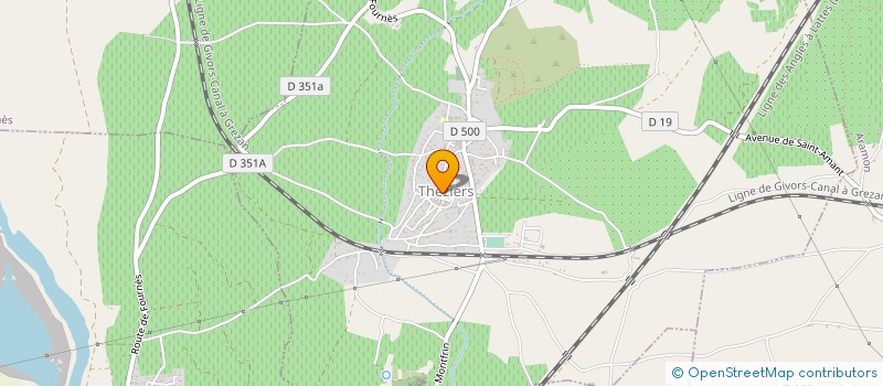 localisation de l'entreprise PRINTEGARDE  CABANNES