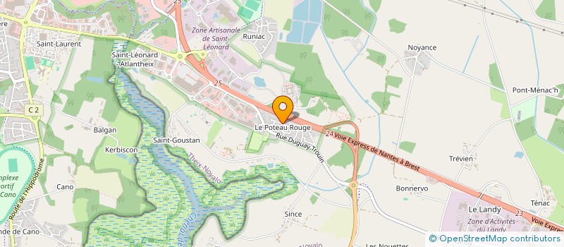 localisation de l'entreprise PRINTEMPS  THEIX-NOYALO