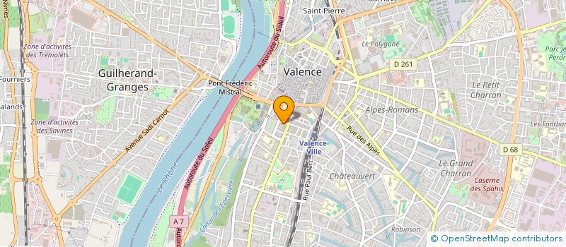 localisation de l'entreprise PRINTEMPS 80 à VALENCE