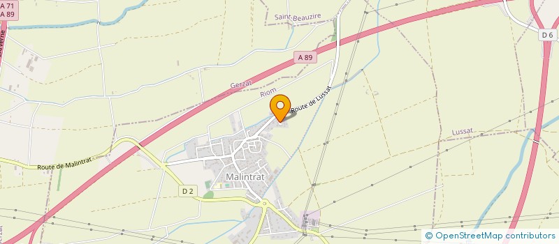 localisation de l'entreprise PRINTEMPS  MALINTRAT