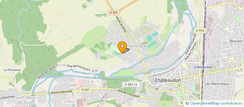 localisation de l'entreprise PRINTEMPS à CHATEAUDUN