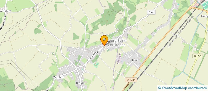 localisation de l'entreprise PRINTEMPS DE PEROUGES - PLAINE DE L'AIN  PEROUGES