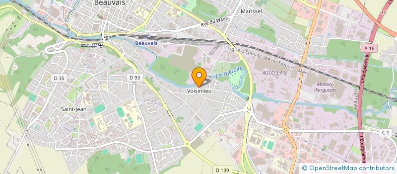 localisation de l'entreprise PRINTEMPS DE PING  BEAUVAIS