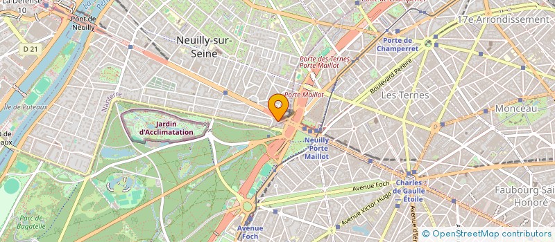 localisation de l'entreprise PRINTER PARTS FIXING à NEUILLY-SUR-SEINE