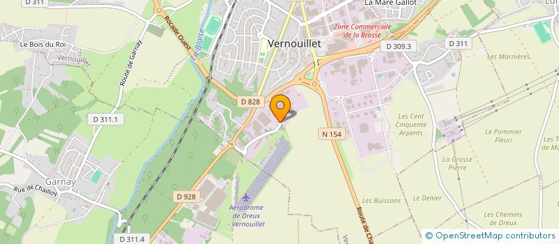 localisation de l'entreprise PRINTERREA OCCITANIE à VERNOUILLET