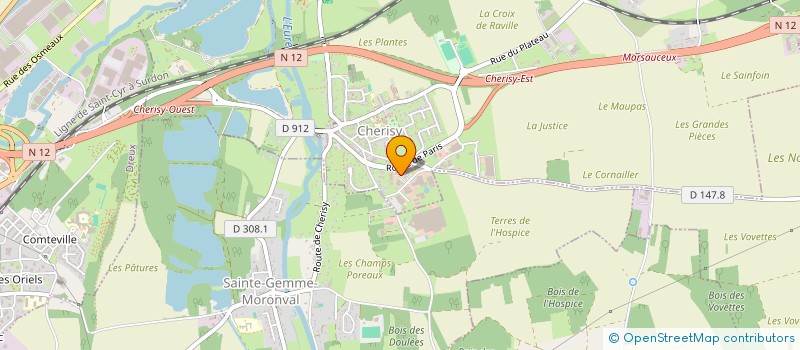 localisation de l'entreprise PRINTHOLDING à VERNOUILLET