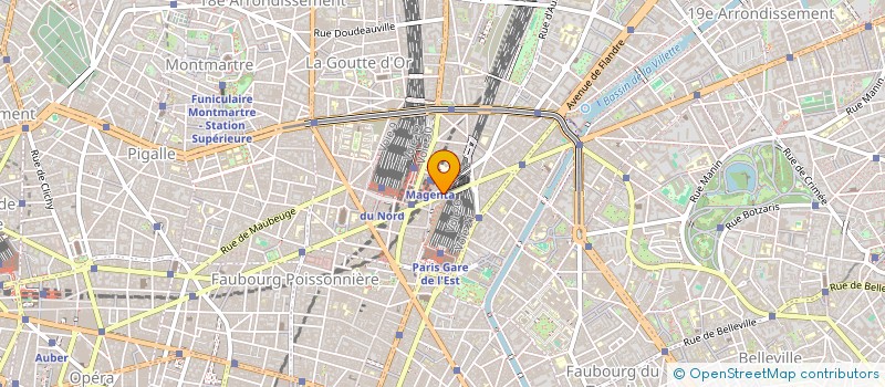 localisation de l'entreprise PRINTING à PARIS