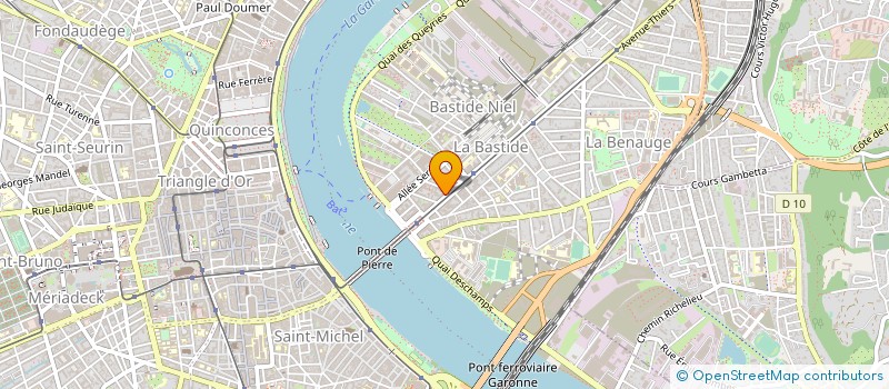 localisation de l'entreprise PRINTIUM à BORDEAUX