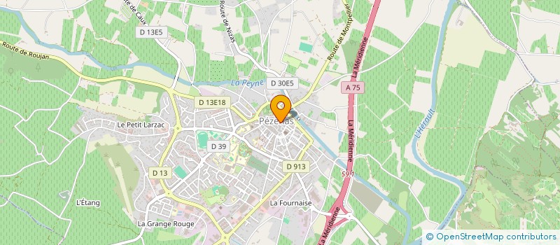 localisation de l'entreprise PRINTIVAL à PEZENAS