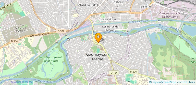 localisation de l'entreprise PRINTIX à GOURNAY-SUR-MARNE