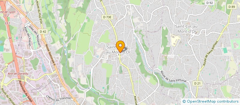 localisation de l'entreprise PRINTLAB  SAINT-DIDIER-AU-MONT-D'OR