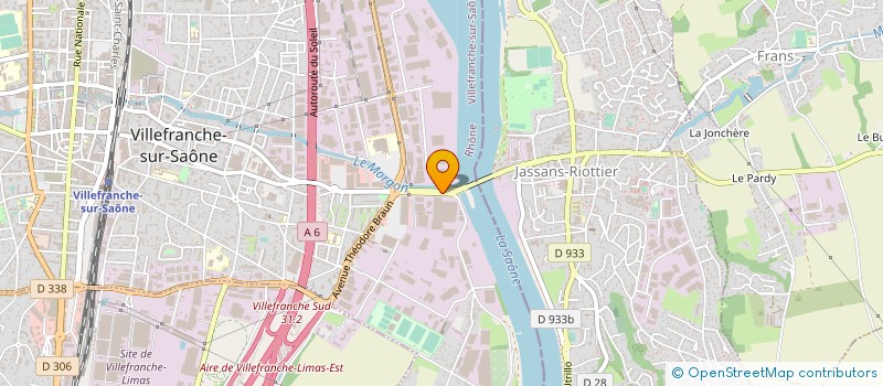 localisation de l'entreprise PRINTLAND à VILLEFRANCHE-SUR-SAONE