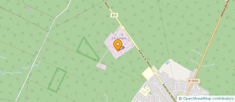 localisation de l'entreprise PRINTOGRAFF  LE BARP