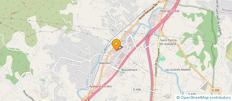 localisation de l'entreprise PRINTOTEX  AUBAGNE