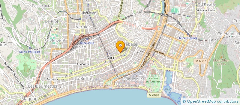 localisation de l'entreprise PRINTPROS à NICE