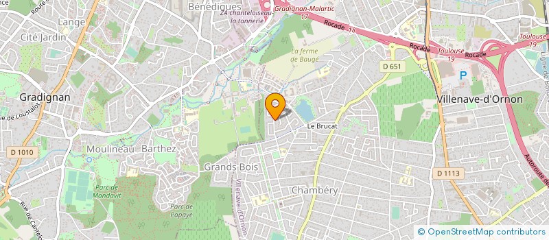 localisation de l'entreprise PRINTPUB à VILLENAVE-D'ORNON