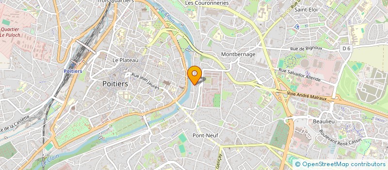 localisation de l'entreprise PRINTRASH  POITIERS