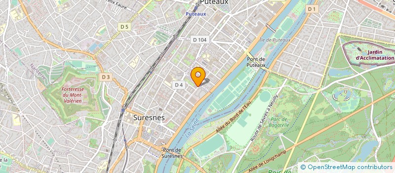 localisation de l'entreprise PRINTRONIX FRANCE à SURESNES