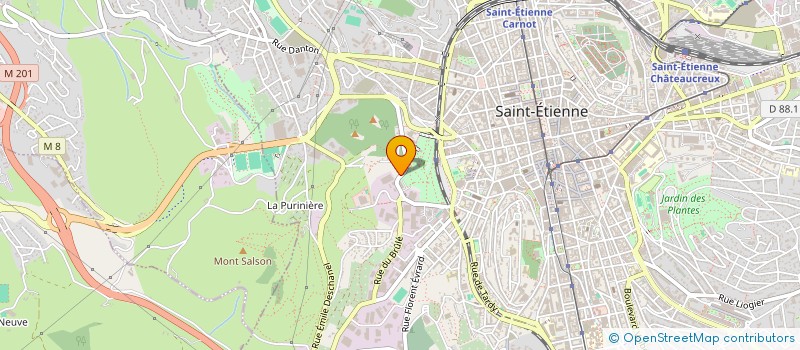 localisation de l'entreprise PRINTWIZZ FONTVIEILLE à SAINT-ETIENNE