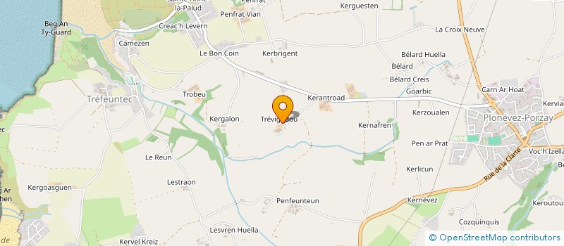 localisation de l'entreprise PRIOL STEPHANE  PLONEVEZ-PORZAY