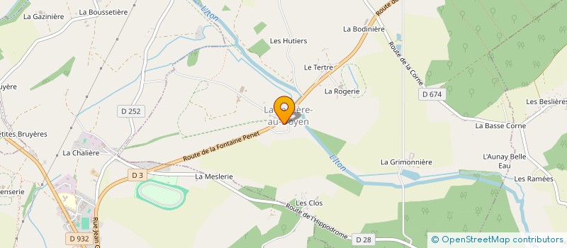 localisation de l'entreprise PRIOLIMAL à LA FERRIERE-AU-DOYEN
