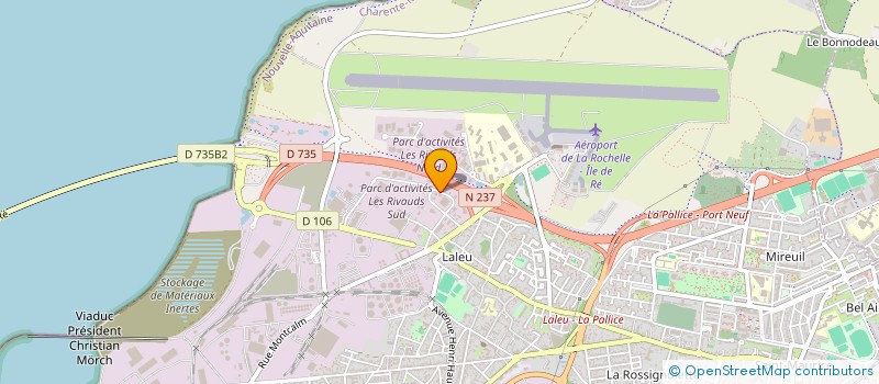 localisation de l'entreprise PRIOMIX à LA ROCHELLE