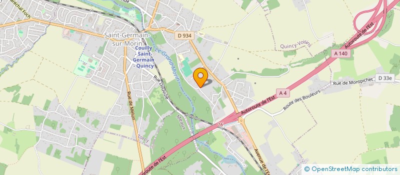 localisation de l'entreprise PRIOPRIMEURS à COUILLY-PONT-AUX-DAMES