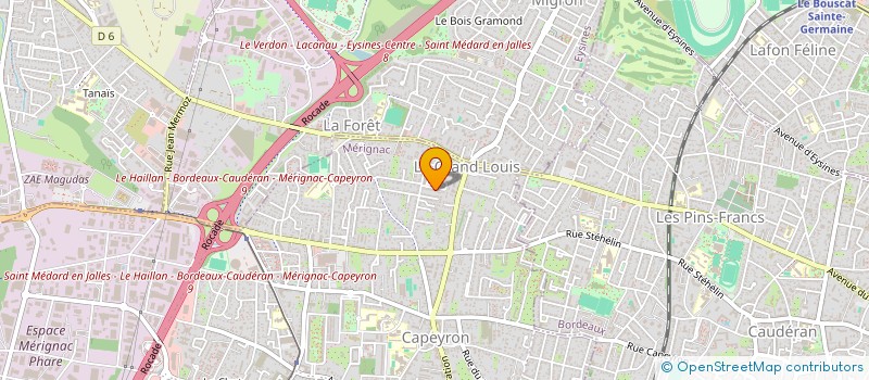 localisation de l'entreprise PRIORIT'AIR-NRJ à MERIGNAC