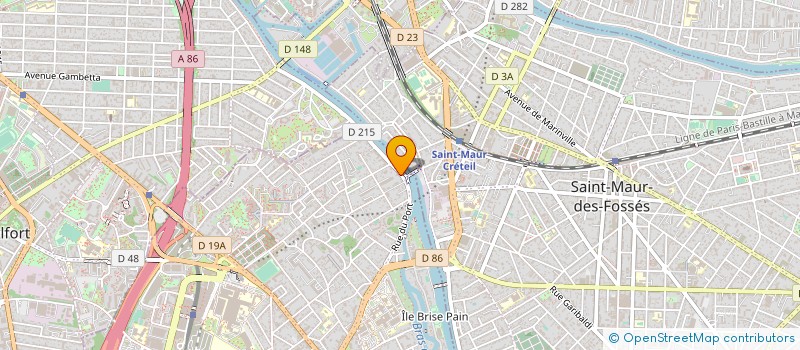 localisation de l'entreprise PRIORITE HABITAT  CRETEIL