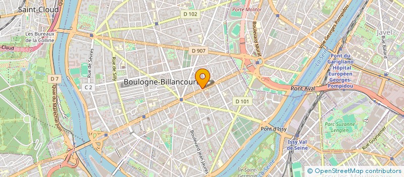 localisation de l'entreprise PRIORITE MAINTENANCE IMMOBILIERE  BOULOGNE-BILLANCOURT