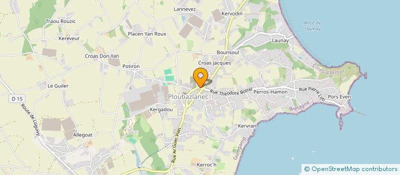 localisation de l'entreprise PRIORITE PATIENTS  PLOUBAZLANEC