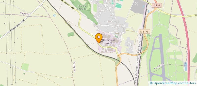 localisation de l'entreprise PRIORITERRE  PUSIGNAN