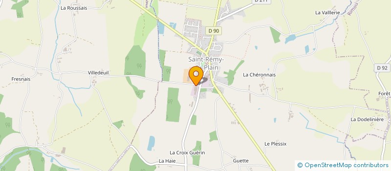 localisation de l'entreprise PRIOUL à SAINT-REMY-DU-PLAIN