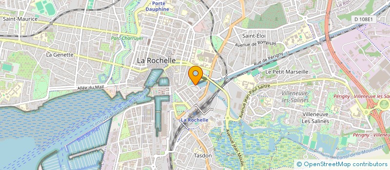 localisation de l'entreprise PRIOUZEAU EXPERTISES à LA ROCHELLE