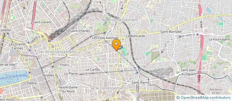 localisation de l'entreprise PRIPHIL à MARSEILLE 4EME