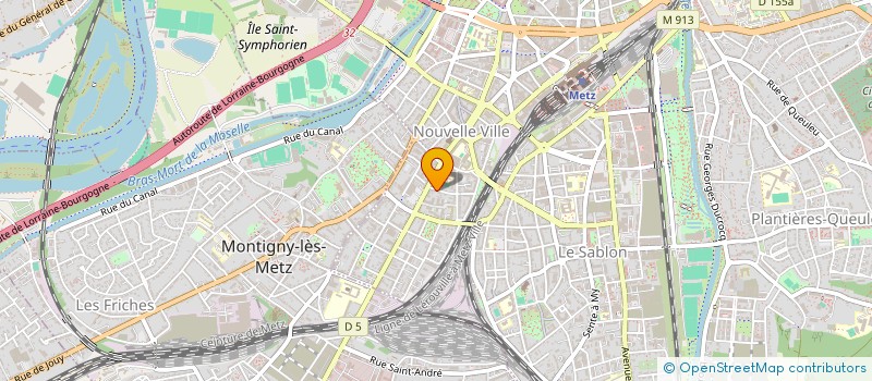 localisation de l'entreprise PRIS'CO à METZ