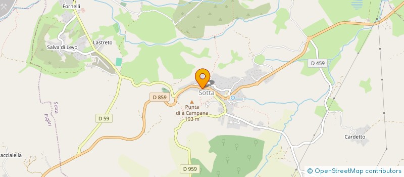 localisation de l'entreprise PRIS'COIFFURE à SOTTA